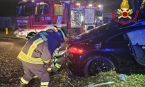 Schianto nella notte: uomo trasportato in ospedale