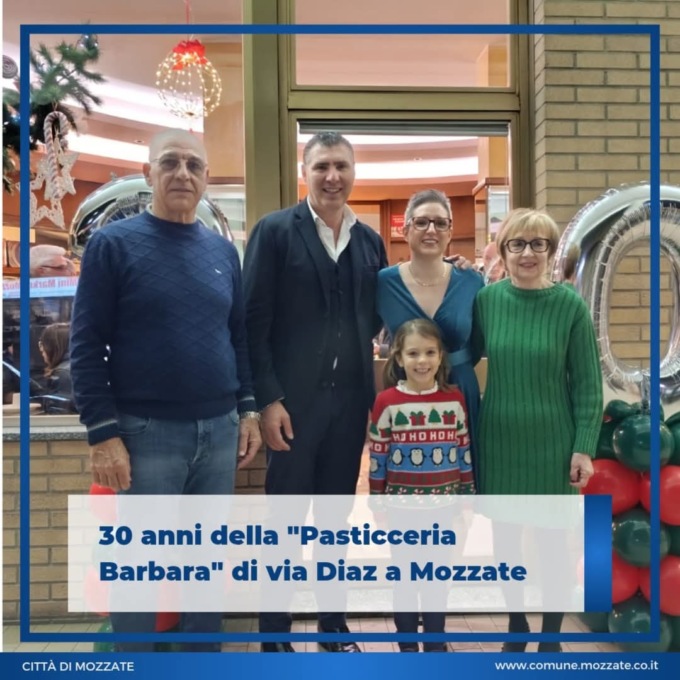 La “Pasticceria Barbara” compie 30 anni