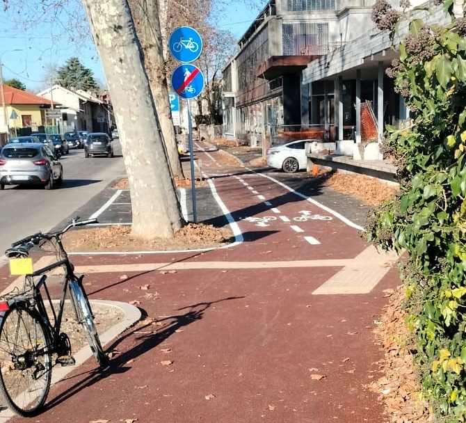 pista ciclabile Saronno 2