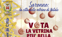 Saronno città delle vetrine di Natale