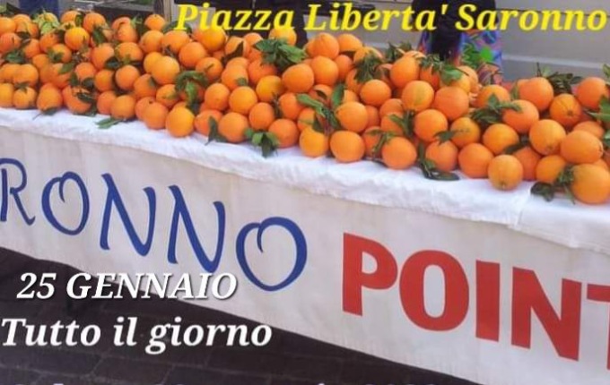 Saronno Point, torna l’appuntamento con le arance benefiche