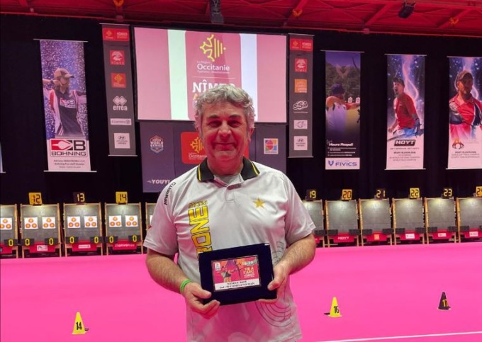 L’arciere fagnanese Gigi Porta è argento nella tappa francese delle Indoor World Series