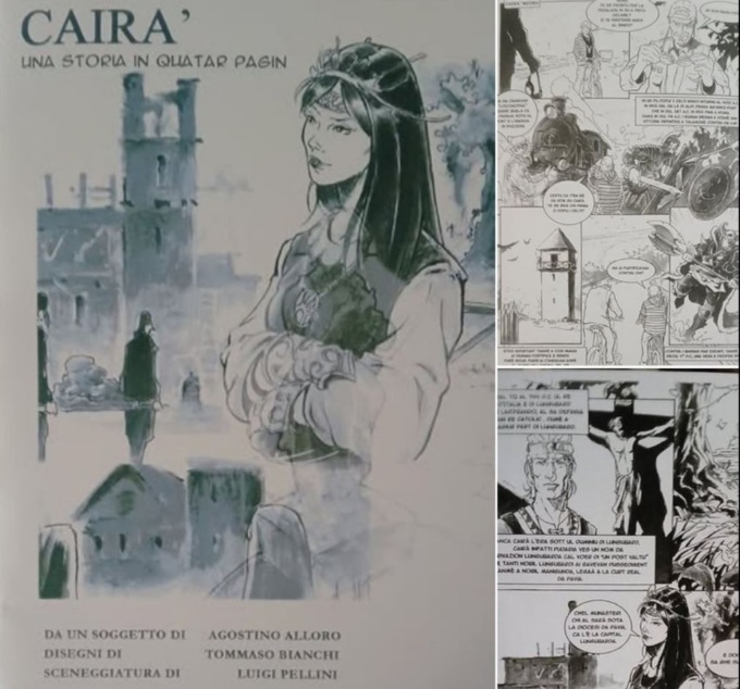 Il fumetto di Cairate in dialetto fa la storia