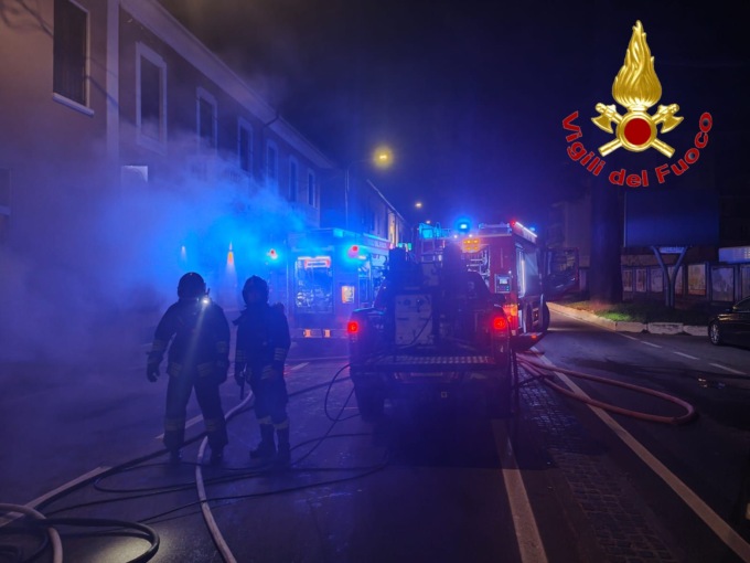 Interventi vigili del fuoco nella notte di capodanno