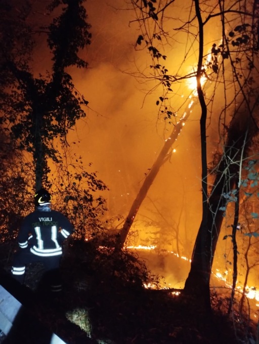 Interventi vigili del fuoco nella notte di capodanno