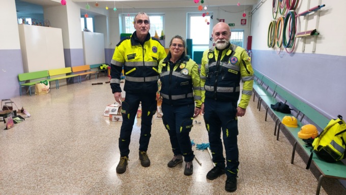 protezione civile scuola materna lonate