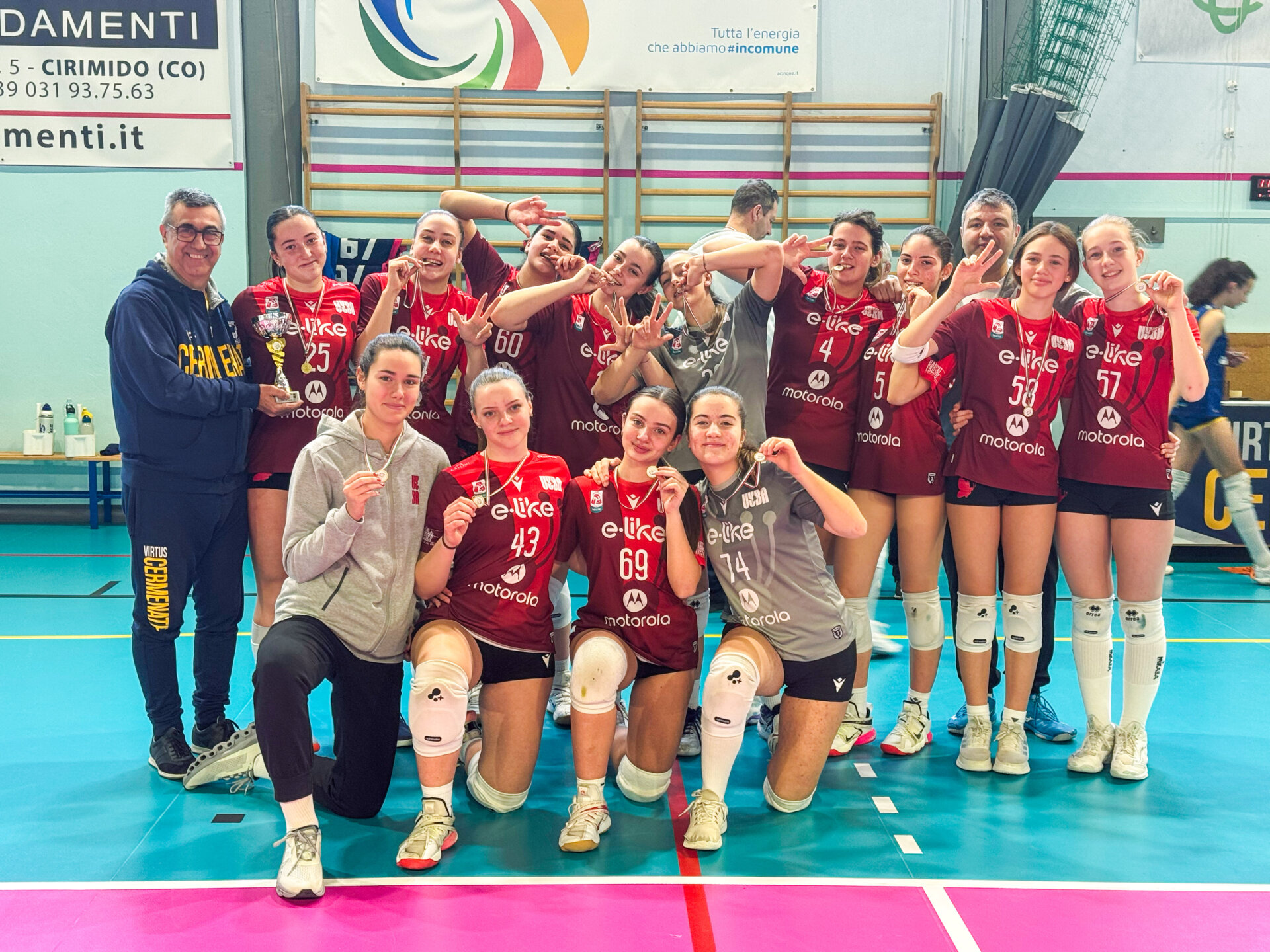 1^ WINTER CUP 50 Quadrangolare per formazioni Under 16 e Under 18 Femminile