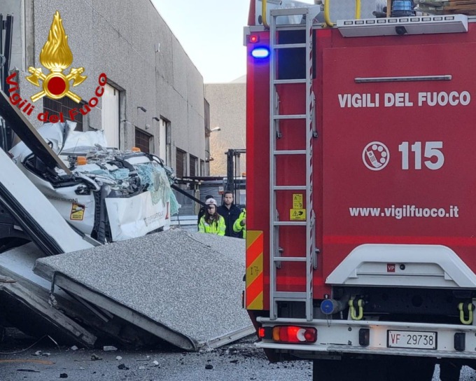 incidente sul lavoro busto arsizio