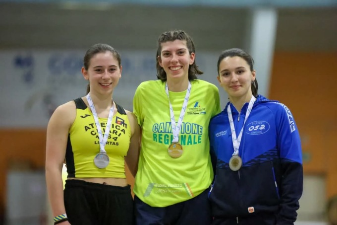 Due ori, un argento e un bronzo ai regionali di prove multiple indoor