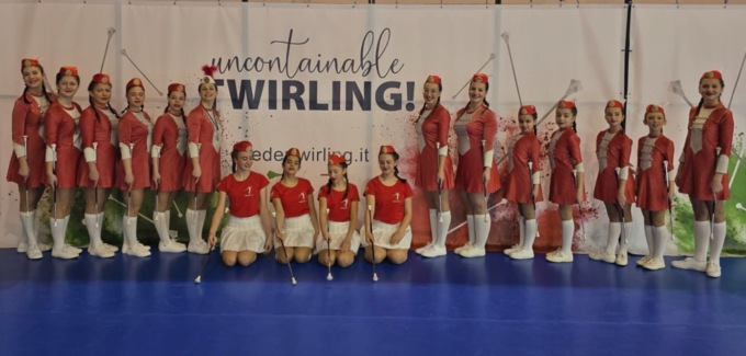 Le Majorettes di Gerenzano hanno partecipato ai Campionati nazionali