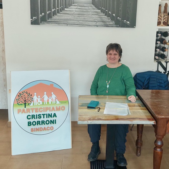 Cristina Borroni candidata sindaco della lista “Partecipiamo” di Castellanza