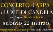 A Palazzo Branda Castiglioni un concerto d'arpa a lume di candela