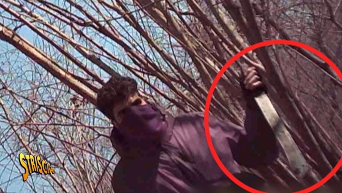 Nei boschi dello spaccio di Gerenzano minacciato un inviato di Striscia la notizia