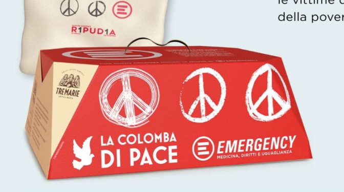 La Colomba di pace Emergency per curare le vittime della guerra