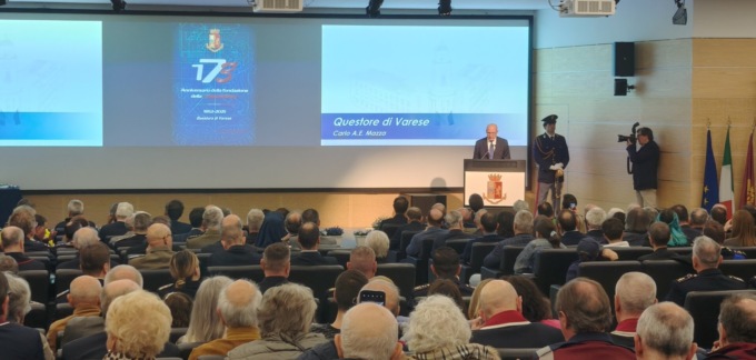 Celebrata a Varese il 173° anniversario della fondazione della Polizia di Stato
