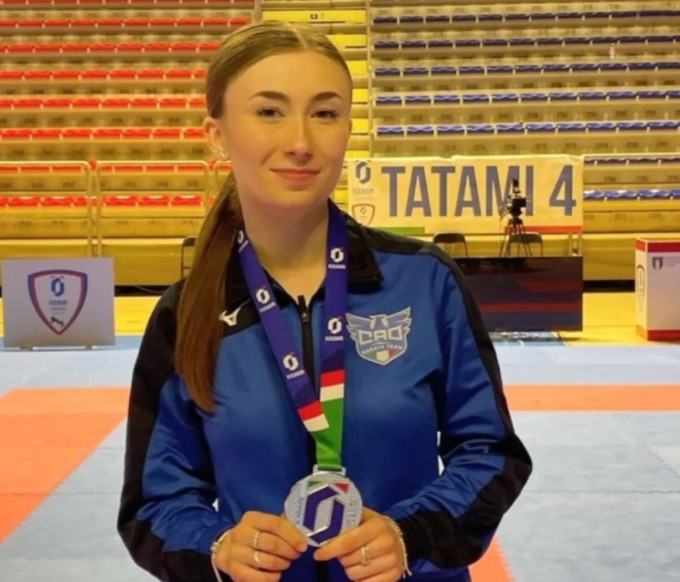 La saronnese Bossi seconda ai campionati italiani under 21 di Karate