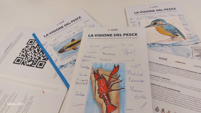 La visione del pesce, il libro game