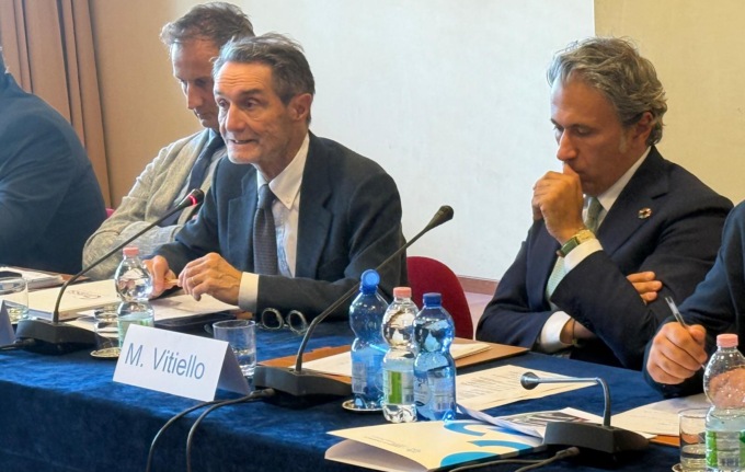 Il presidente Fontana in visita a MalpensaFiere