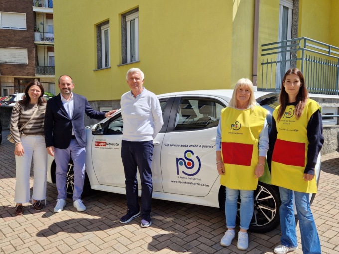 Un’auto a disposizione per gli ospiti della “Casa del sorriso”