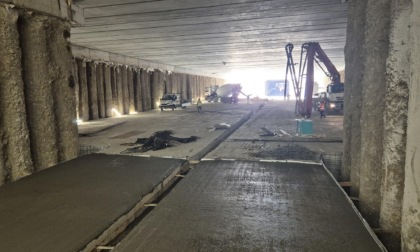 Lavori lungo la tratta ferroviaria che porta a Malpensa