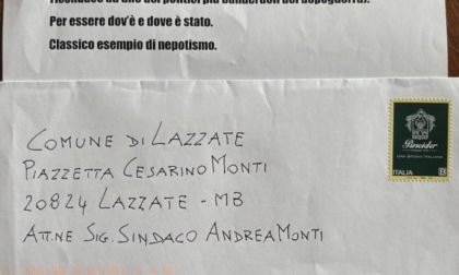 Lettera anonima ad Andrea Monti, il sindaco: "Un gesto vile"