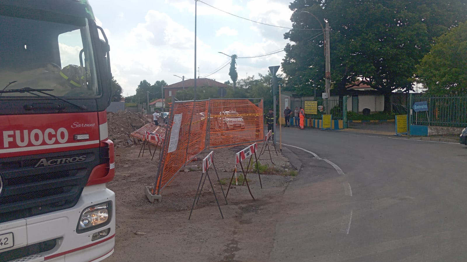 Incidente gas Turate