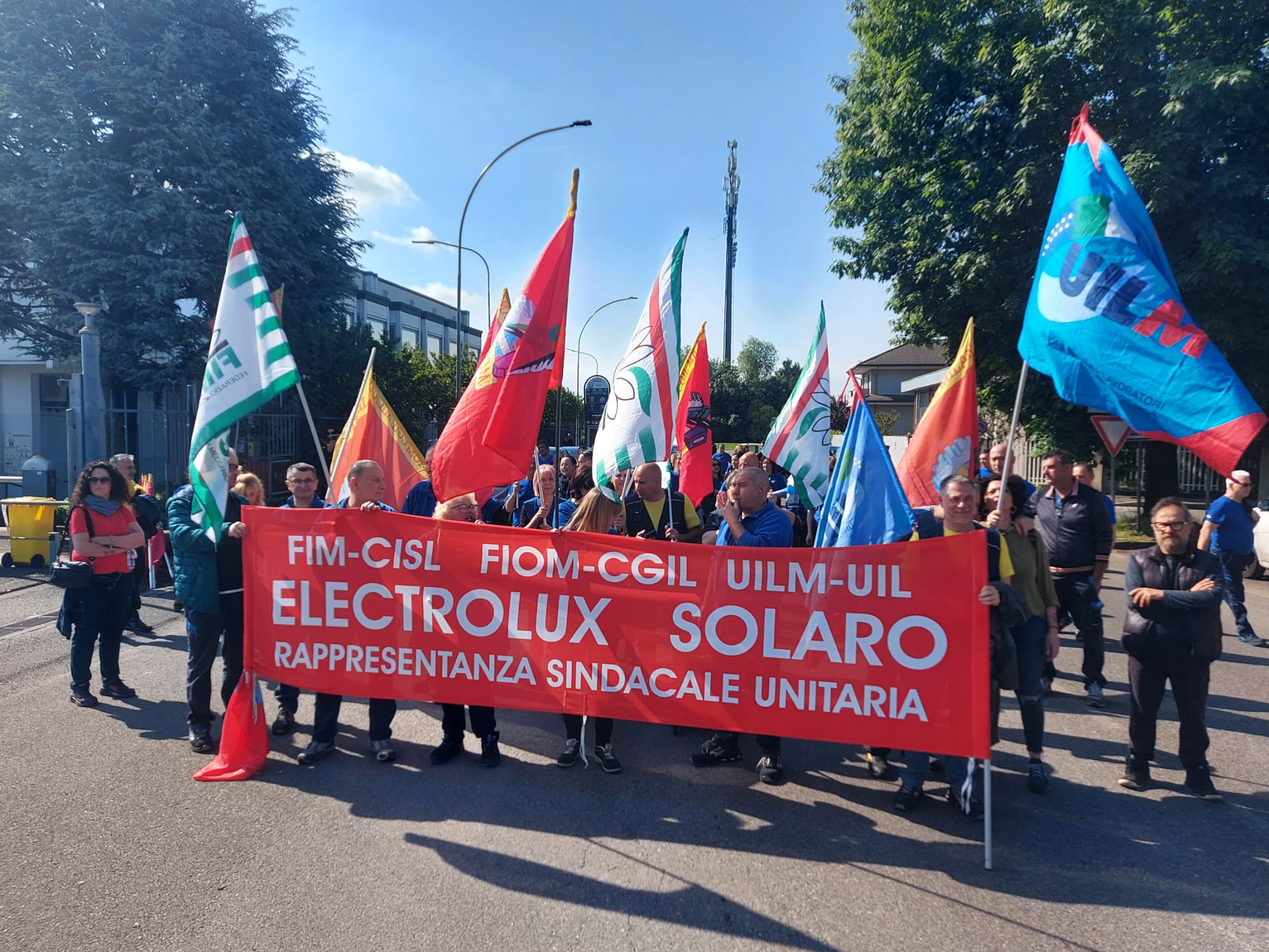 Sciopero Electrolux Solaro