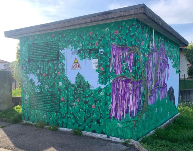 La cabina diventa un’opera d’arte