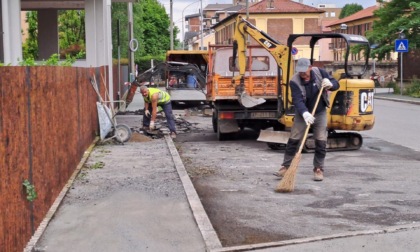 Via Borsano e via Sauro: al via la manutenzione straordinaria dei marciapiedi