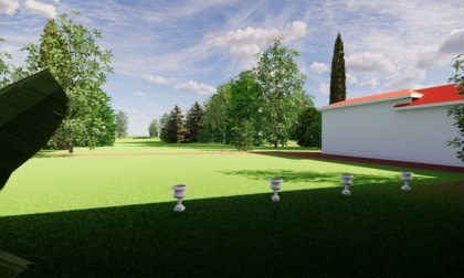 Ricostruzione virtuale in 3D dei giardini perduti di Villa Brambilla