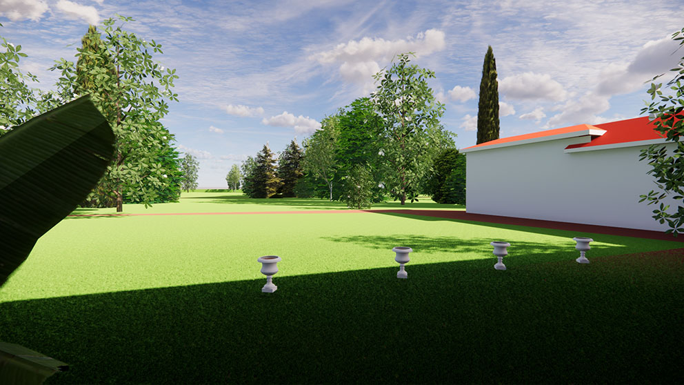 rendering Villa Brambilla