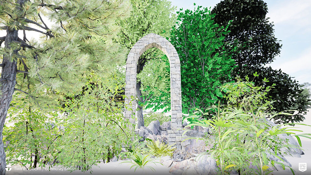 rendering Villa Brambilla