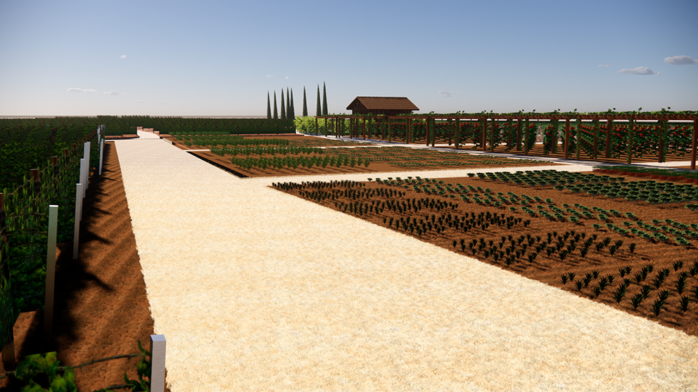 rendering Villa Brambilla