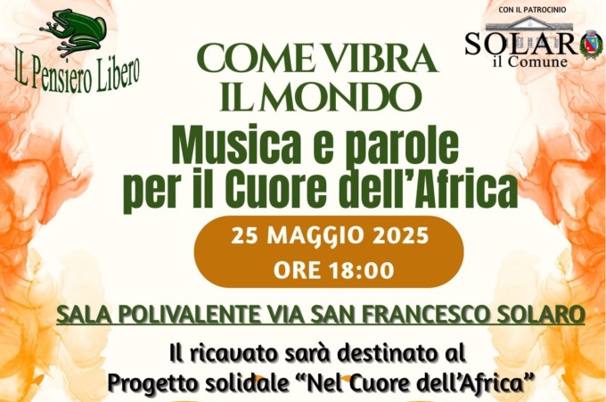 Musica e parole per il cuore dell’Africa
