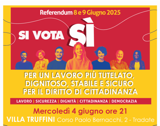 Referendum, in Villa Truffini le voci del “Sì”