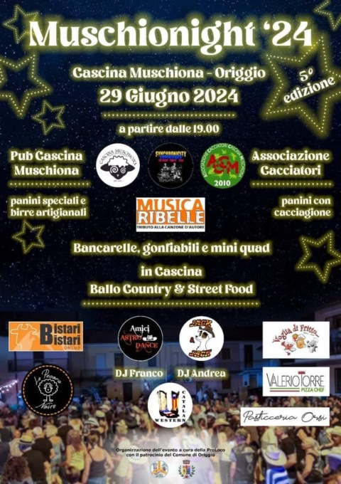 Torna la Muschionight: una serata di street food e musica