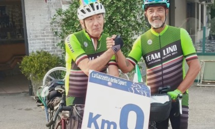Da Tradate a Caserta: mille chilometri in bici per raggiungere le proprie radici