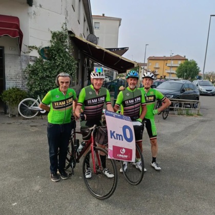 canzio e birtolo da tradate a maddaloni in bicicletta