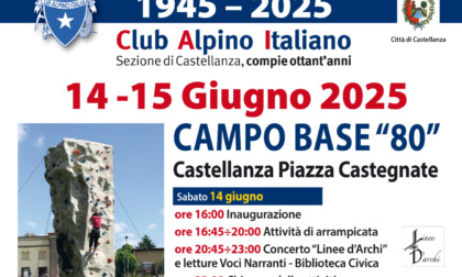 Montagna urbana a Castellanza: il CAI porta l’arrampica in città per i suoi 80 anni