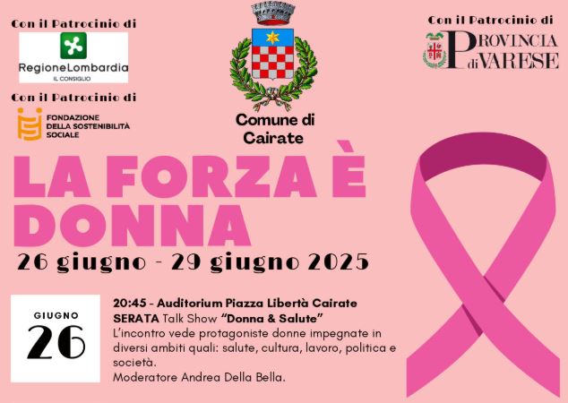 Torna la kermesse “La forza è donna”