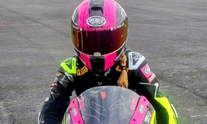 Anche Cecilia Scottini in pista a Modena per il campionato Moto 4