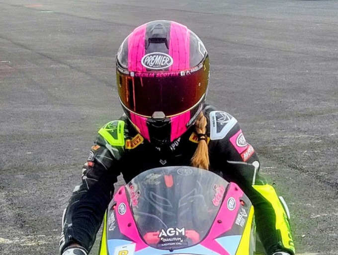 Anche Cecilia Scottini in pista a Modena per il campionato Moto 4