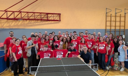 Torneo di tennistavolo tra atleti paralimpici e dipendenti aziendali