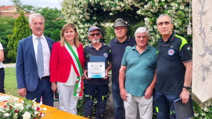 Benemerenza civica al volontario Giovanni Pala