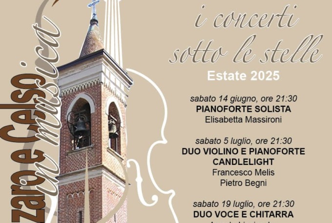 Concerti sotto le stelle con gli Amici di SS Nazaro e Celso