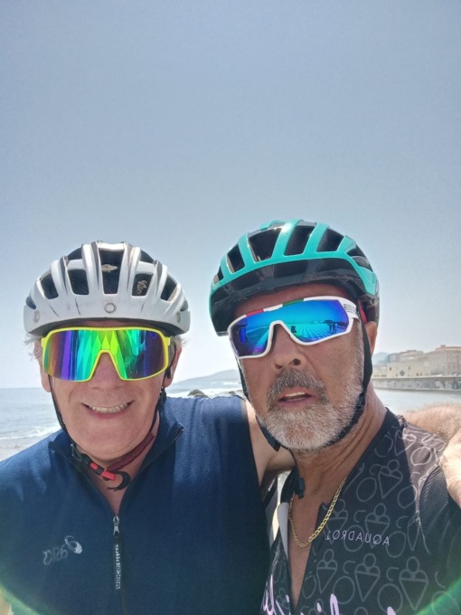 canzio e birtolo da tradate a maddaloni in bicicletta