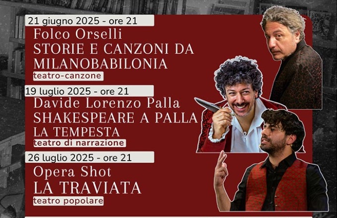 Parte la stagione estiva di Biblioteche in scena