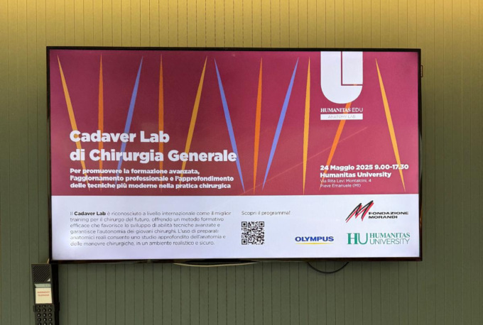 Laboratorio di anatomia chirurgica per i chirurghi del futuro