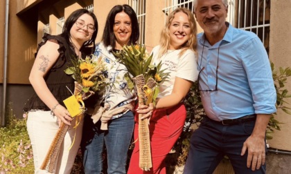 Dopo il servizio civile Sara e Sonia salutano il municipio