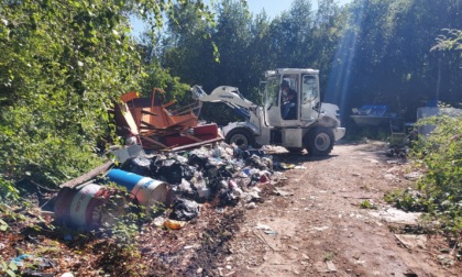 Ruspa in via Padania, smantellato il campo abusivo